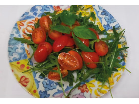 Pomodori e rucola